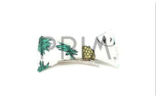 Load image into Gallery viewer, PINEAPPLE PRINT PUFFY BOW CLIP
