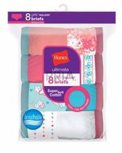 Load image into Gallery viewer, HANES ULTIMATE GIRLS COTTON BRIEFS 8P
