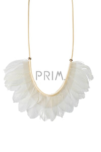 FEATHER COLLAR NECKLACE