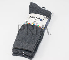Load image into Gallery viewer, MEMOI 3P RIBBED SOCKS
