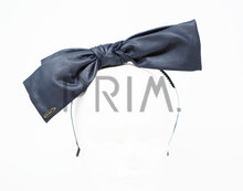 Load image into Gallery viewer, LEATHER FLUFFY BOW HEADBAND
