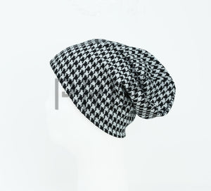 DACEE SWEATER HOUNDSTOOTH BEANIE
