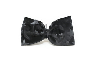 VELVET STAR BOW CLIP