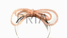 Load image into Gallery viewer, CRYSTAL ROPE BOW HEADBAND
